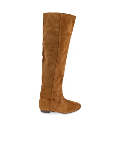 Isabel Marant Round-head Boots In Brown