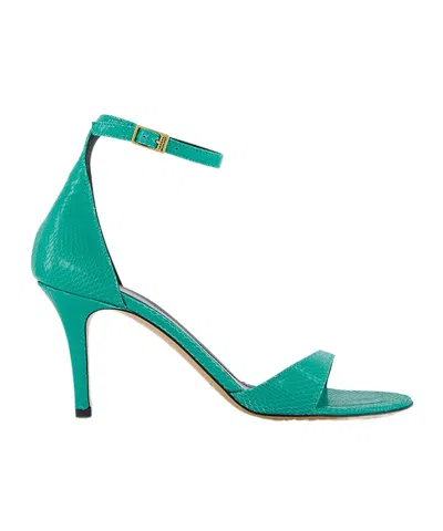 ISABEL MARANT ROUND HEAD HIGH-HEELED SANDALS