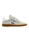 Shop Isabel Marant Round Head Low-cut Casual Shoes In Gray