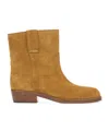 Isabel Marant Round-head Short Boots In Brown