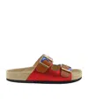 Isabel Marant Lelik Leather Sandals In Brown