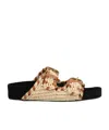 Isabel Marant Round Head Slippers In Nude