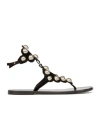 Isabel Marant Velvee Sandals In Black