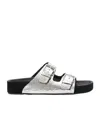Isabel Marant Lennyo Leather Sandals In Black