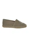 Isabel Marant Logo Embroidered Espadrilles In Green