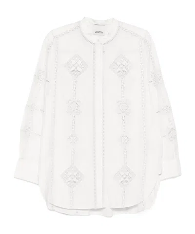 Isabel Marant Round-neck Shirt In White
