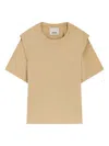 Isabel Marant Round-neck Short-sleeve T-shirt In Neutral