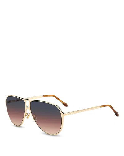 Isabel Marant Round Sunglasses, 60mm In Gold/brown