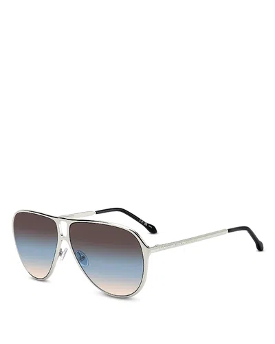 Isabel Marant Round Sunglasses, 60mm In Silver/gray