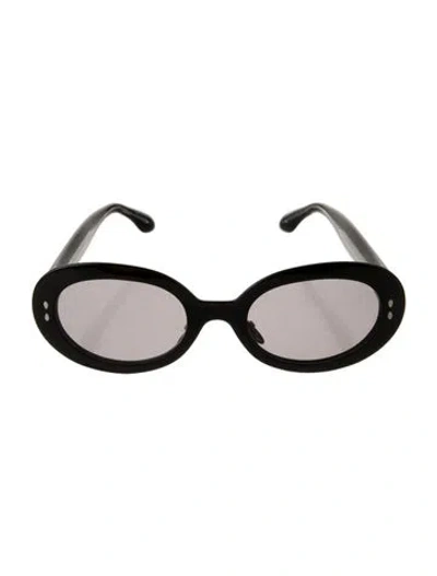 Pre-owned Isabel Marant Round Tinted Sunglasses In Black