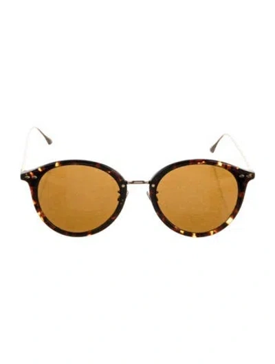 Pre-owned Isabel Marant Round Tinted Sunglasses In Brown