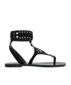 Isabel Marant Women's Edil Suede Leather Sandals In Black