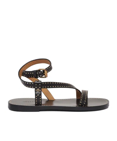 ISABEL MARANT ISABEL MARANT STUDDED BUCKLED SANDALS