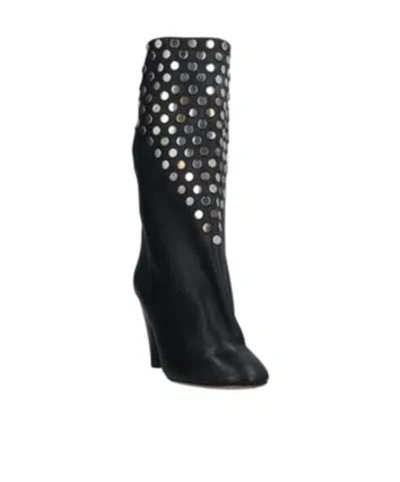 Isabel Marant Round Toe High Heel Pumps In Black
