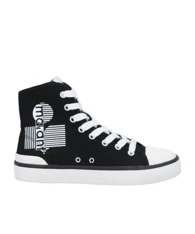 Isabel Marant Round Toe High Top Casual Shoes In Black