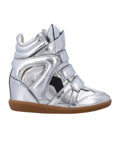 Isabel Marant Round-toe High-top Casual Shoes In Gray