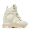 Isabel Marant Round Toe High Top Sneakers In Nude