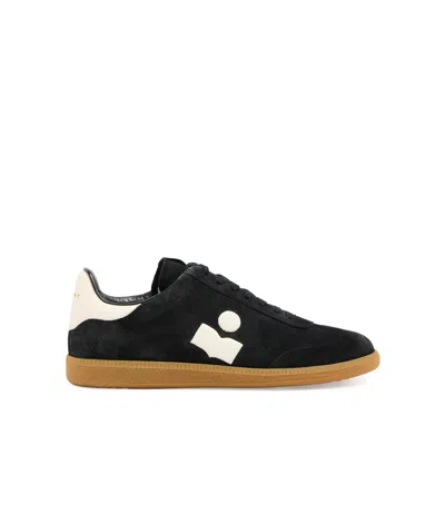 Isabel Marant Round Toe Low-top Casual Shoes In Black