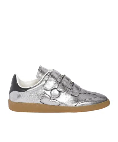 Isabel Marant Round-toe Low-top Casual Shoes In Silver