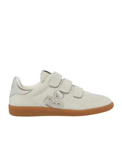 Isabel Marant Round Toe Low-top Casual Shoes In White