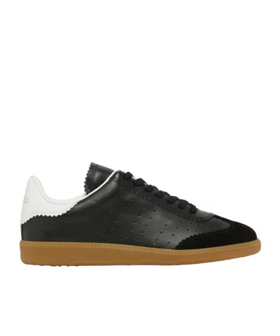 Isabel Marant Bryce Low-top Leather Sneakers In Black
