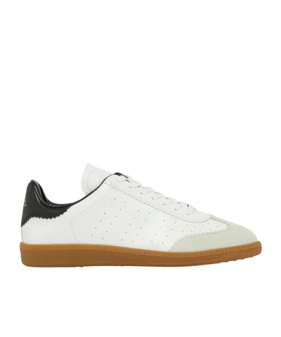 Isabel Marant Low-top Sneaker With Perforated White Leather Upper