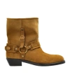 Isabel Marant Round Toe Short Boots In Brown