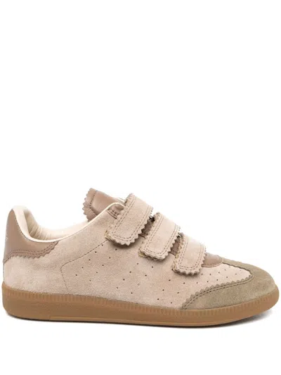 Isabel Marant Beth Suede Low-top Sneakers In Gray