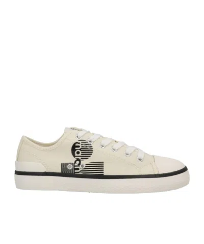 Isabel Marant Round-toe Low-top Casual Shoes In Nude