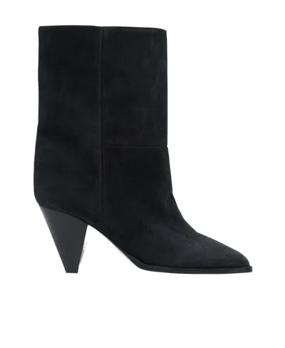 ISABEL MARANT ROUXA SUEDE LEATHER BOOTS
