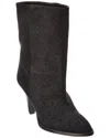 Isabel Marant Rouxa Leather Boot In Black