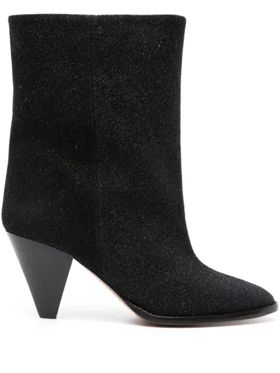 ISABEL MARANT ROUXA SUEDE 85MM BOOTS