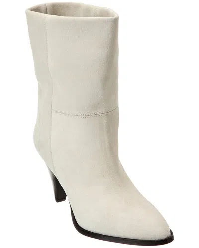 Isabel Marant Rouxa Suede Bootie In White