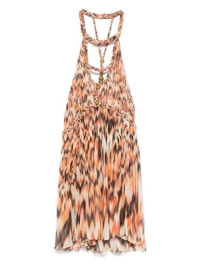 Isabel Marant Rozilda Printed Cotton Dress In Multi