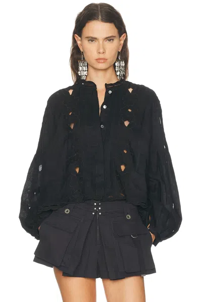 Isabel Marant Rubra Top In Black