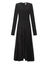 Isabel Marant Ruched Flora Maxi Dress In Black