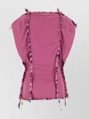 Isabel Marant Top Zohra In Cotone Fucsia  Donna