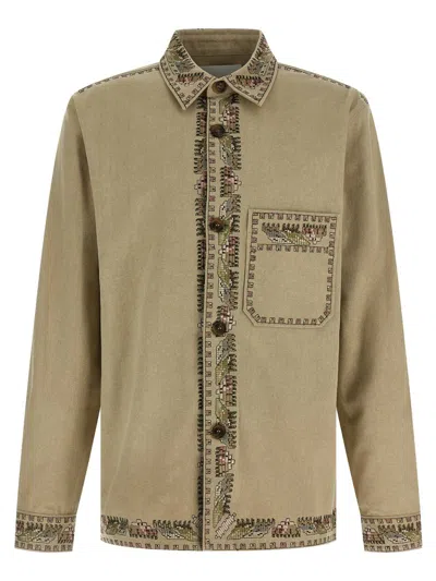 Isabel Marant Rudy Overshirt In Brown