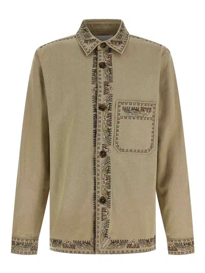 Isabel Marant Rudy Overshirt In Brown