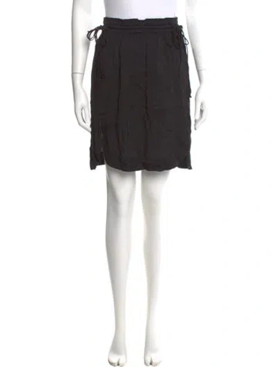 Pre-owned Isabel Marant Ruffle Embellishment Knee-length Skirt In Black