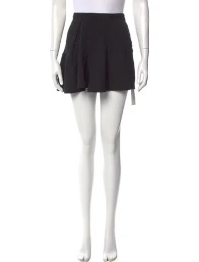 Pre-owned Isabel Marant Ruffle Embellishment Mini Skirt In Black