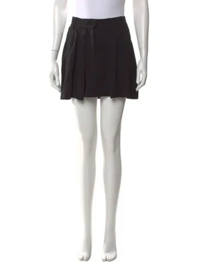 Pre-owned Isabel Marant Ruffle Embellishment Mini Skirt In Black