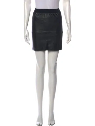 Pre-owned Isabel Marant Ruffle Embellishment Mini Skirt In Blue