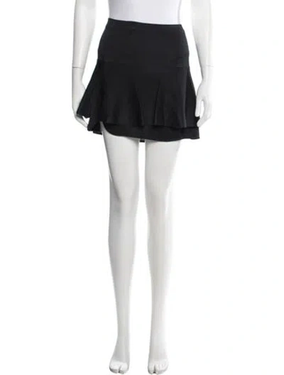 Pre-owned Isabel Marant Ruffle Embellishment Mini Skirt In Blue