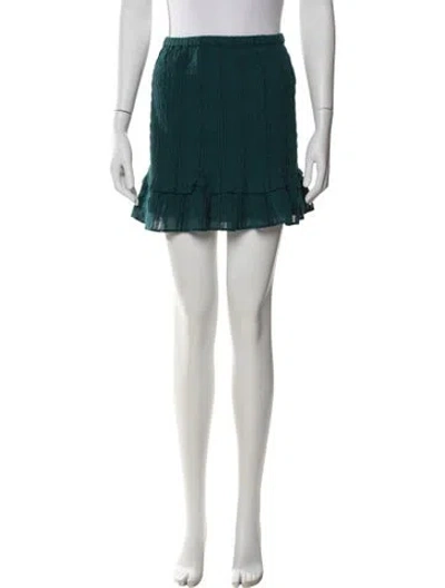 Pre-owned Isabel Marant Ruffle Embellishment Mini Skirt In Multi
