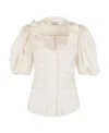 Isabel Marant Catalia Topwear In Beige Cotton
