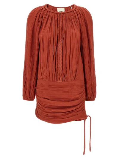 ISABEL MARANT RUST JAONI DRESS