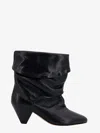 Isabel Marant 40mm Ryska-gb Leather Slouchy Boots In Black