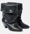 Isabel Marant Woman Ankle Boots Black Size 5.5 Calfskin In Black