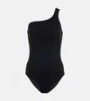 Isabel Marant Sage One-shoulder Swimsuit In Black